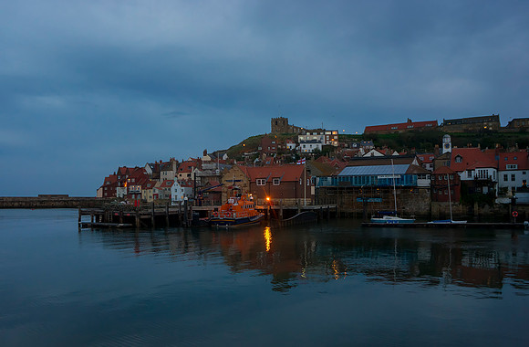 Whitby Harbour at night Taken by Bob Riach