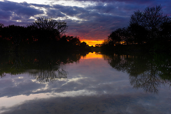 Sunset at Ashby Ville taken by bob Riach