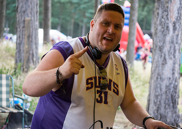 DJ 2 @ The Party In The Pines 2015 taken by Bob Riach