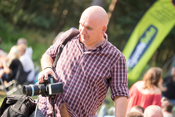 Evening Telegraph Photographer  taken by Bob Riach at party in the Pines