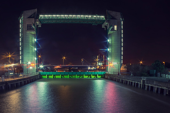 Humber Tidal Barrier Closed taken by Bob Riach