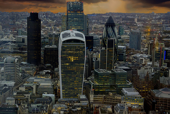 london View Sunset Taken by Bob Riach