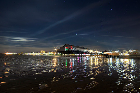 1 Cleethorpes at Night  taken by Bob Riach