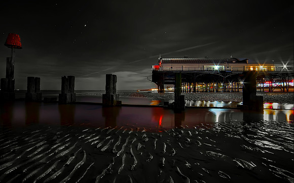 9 Cleethorpes Pier at Night taken by Bob Riach