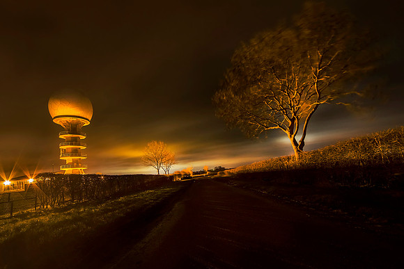 Claxby Radar Station takeb  by Bob Riach