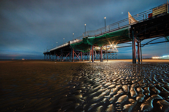 2 Cleethorpes Pier at Night  taken by Bob Riach