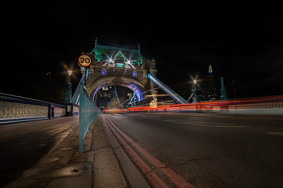 London Bridge 20mph at Night taken by Bob Riach