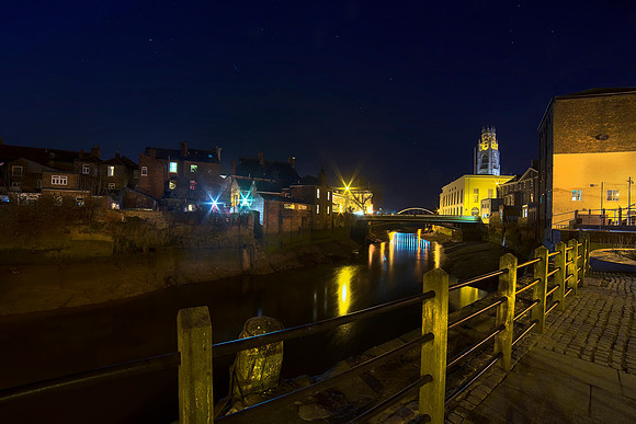 Starry Night in Boston Lincolnshire  taken by Bob Riach