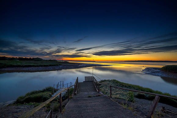 Sunset From The Hope and Anchor South Ferriby © Bob Riach