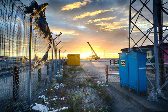 Sunset in Grimsby By Bob Riach