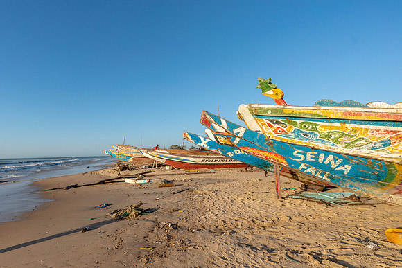 89 Gambia Fishing Village © Bob Riach