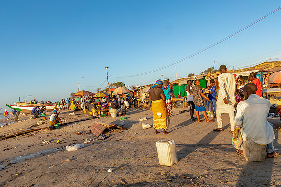 234 Gambia Fishing Village © Bob Riach