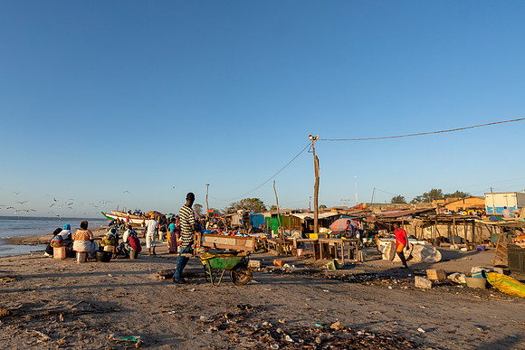 567 Gambia Fishing Village © Bob Riach
