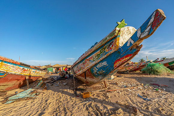 765 Gambia Fishing Village © Bob Riach