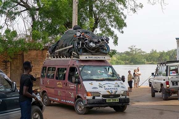 02 People on the road side in The Gambia