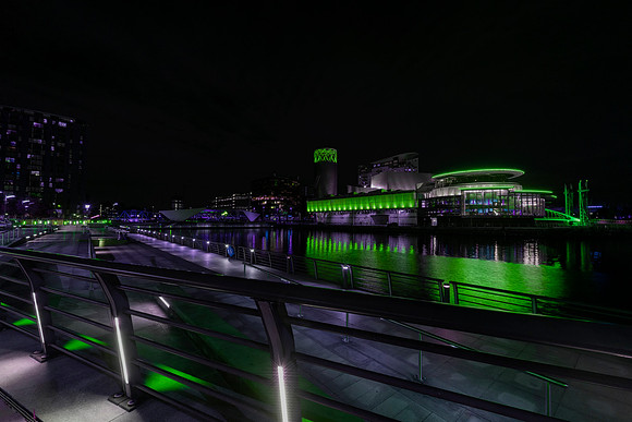30 Salford Quays at Night  Bob Riach Jigsaw Photography LTD