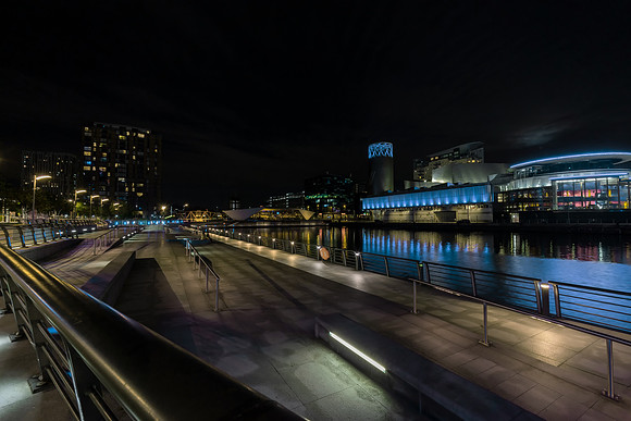 31 Salford Quays at Night  Bob Riach Jigsaw Photography LTD