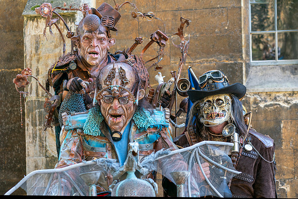 04 Strange Guys at The Asylum Steampunk Festival Lincoln 2019 © Bob Riach Jigsaw Photography LTD