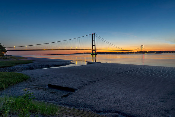 Humber Bridge Sunset © Bob Riach
