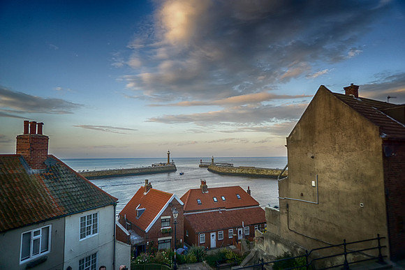 Whitby View By Bob Riach
