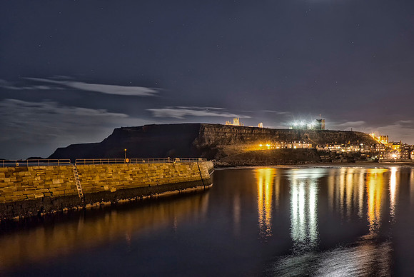 Stary Night in Whitby By Bob Riach